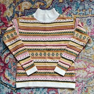 Talbots Mock Turtleneck Sweater. Size XS